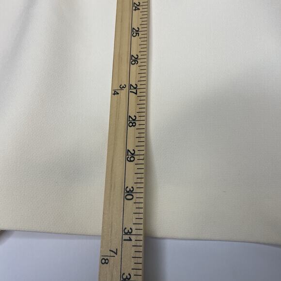 NWT ASOS Curve Ivory Cream Blazer Jacket Women’s 16 Preppy Quiet Luxury Elegant - Picture 6 of 7